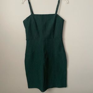 Green Forever 21 bodycon mini dress